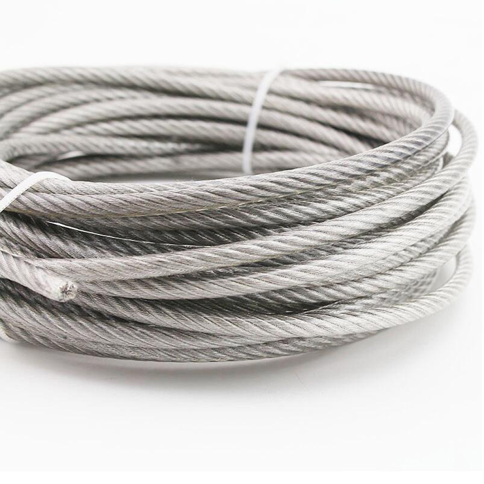 PVC coated stainless steel wire rope